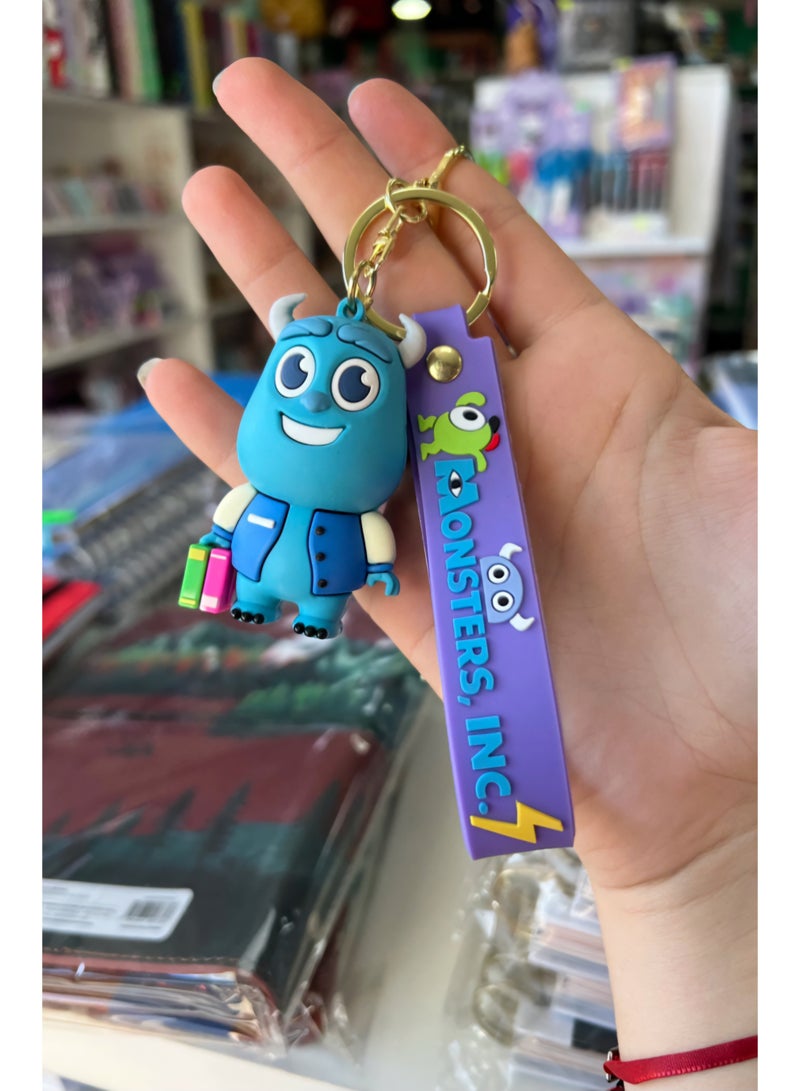 Disney Monsters Inc Rubber Keychain Shape 3 - Image 2